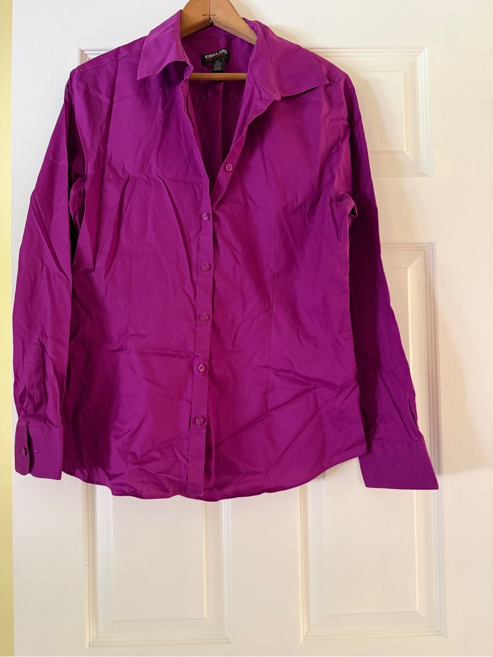 Kirkland Signature Purple Button-Down Shirt